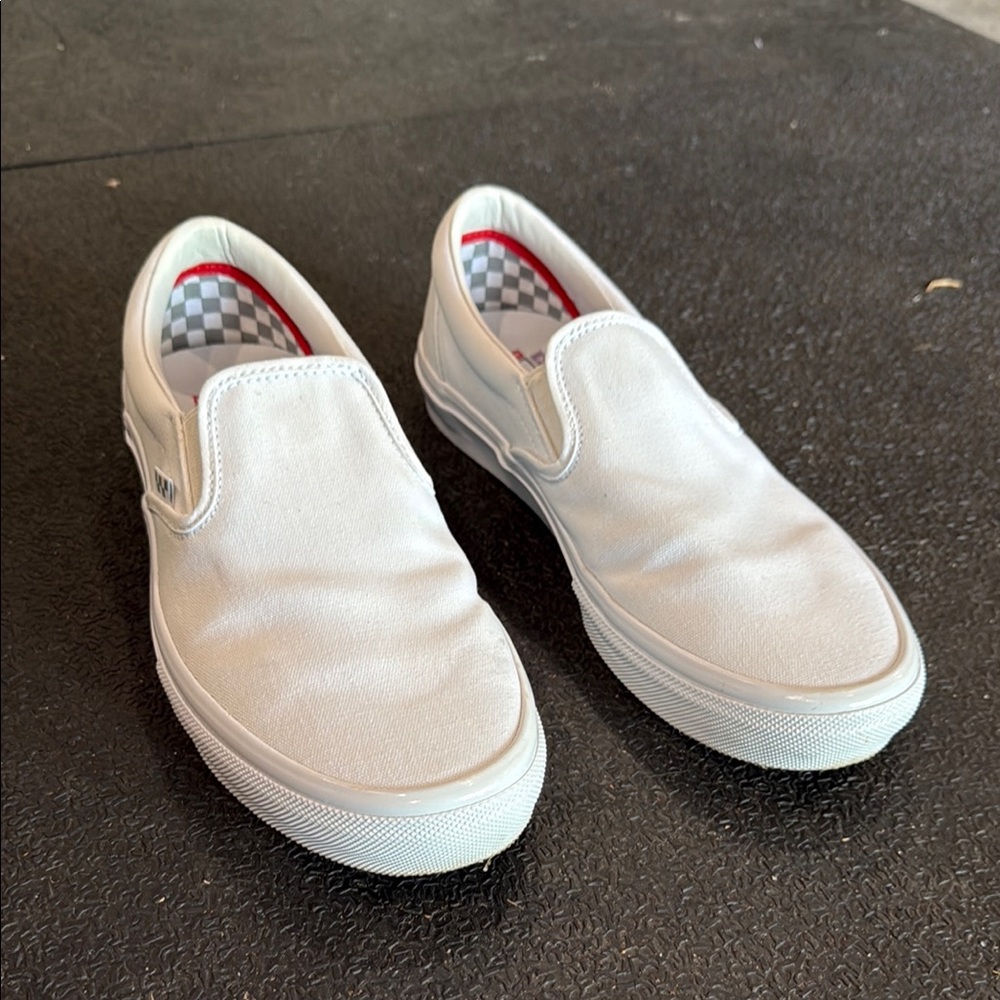 Vans Classic White Slip-On Shoes